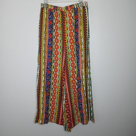 Fusion boho wide leg pants size large - Picture 1 of 4